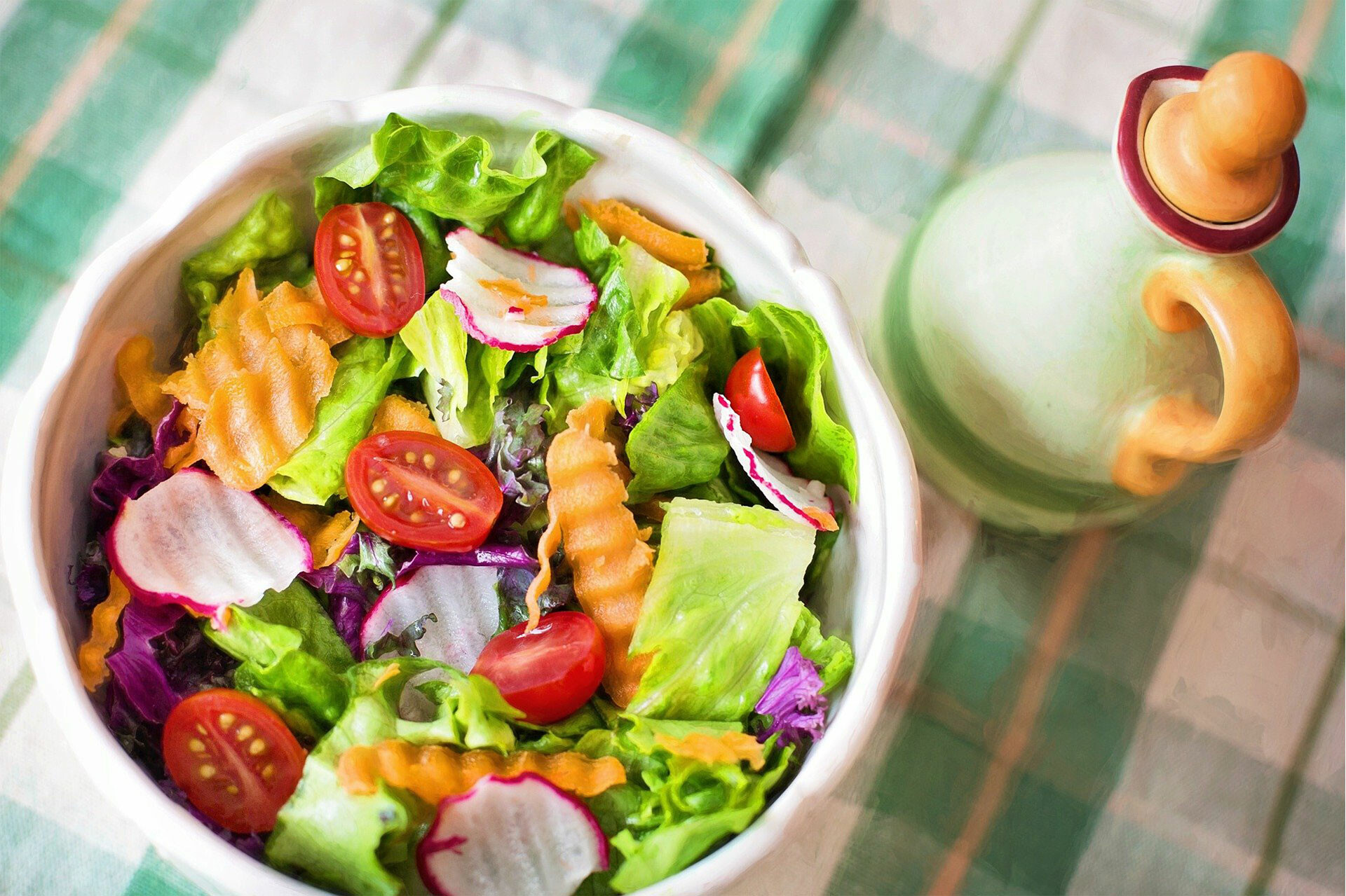vegetarisch Salat Bowl