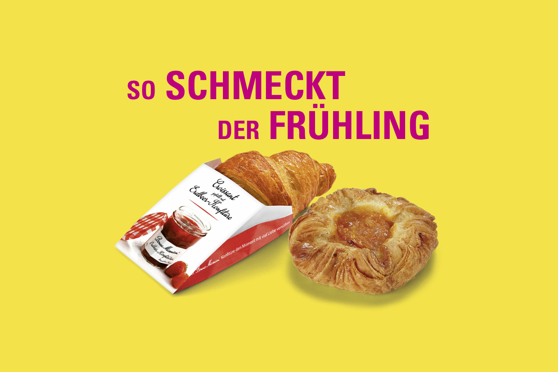 Croissant Frühling Plunder