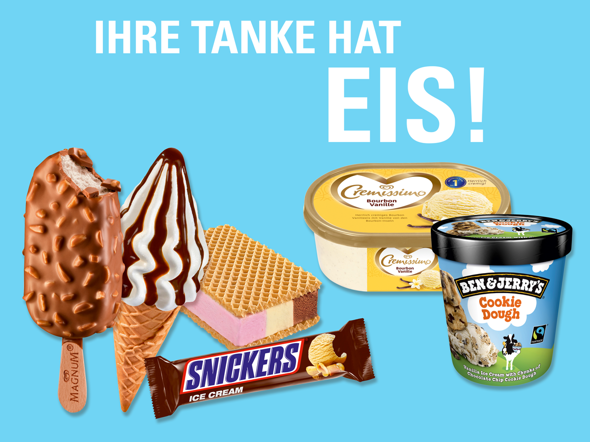 Eis Tankstelle Ben & Jerry's