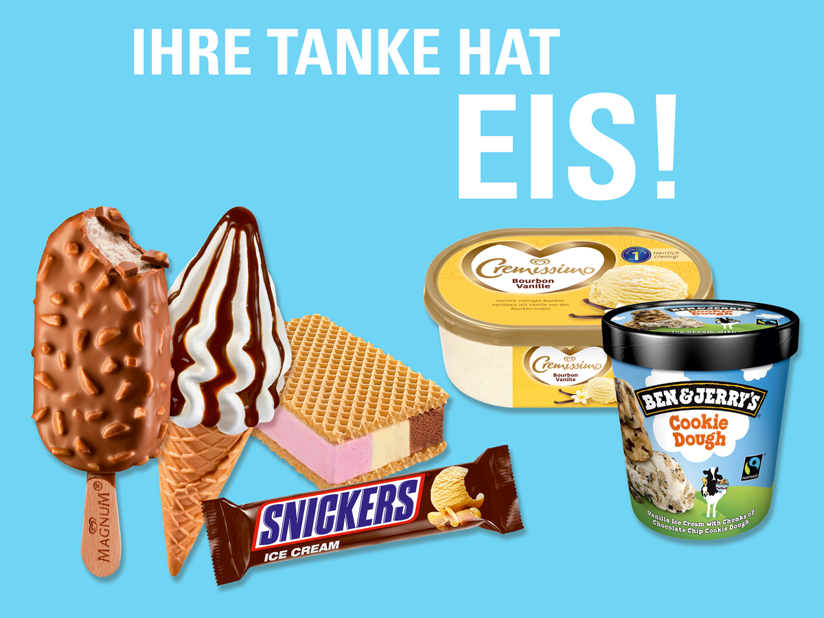 Eis Tankstelle Ben & Jerry's 