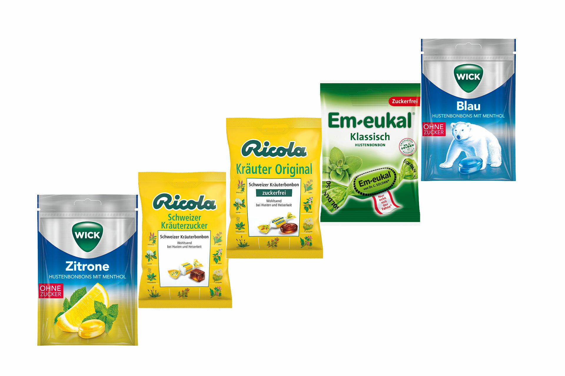 Bonbon Ricola Wick Em-Eukal
