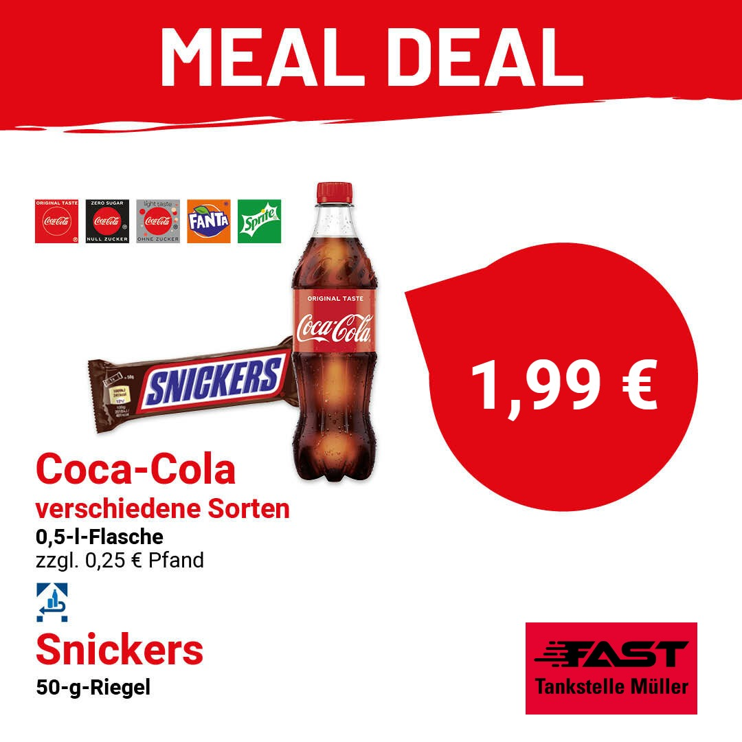Meal Deal Cola Snickers Super Bowl