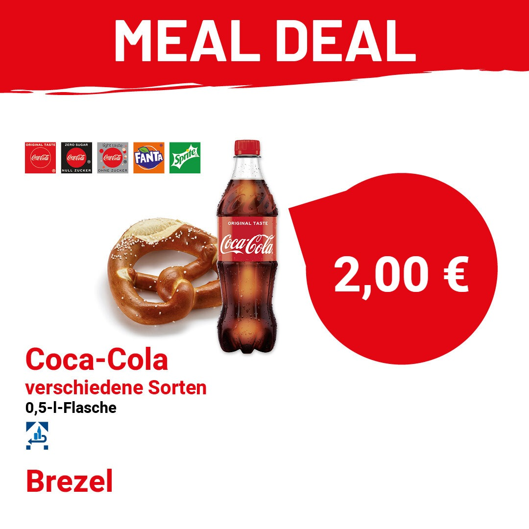 Meal Deal Cola Brezel