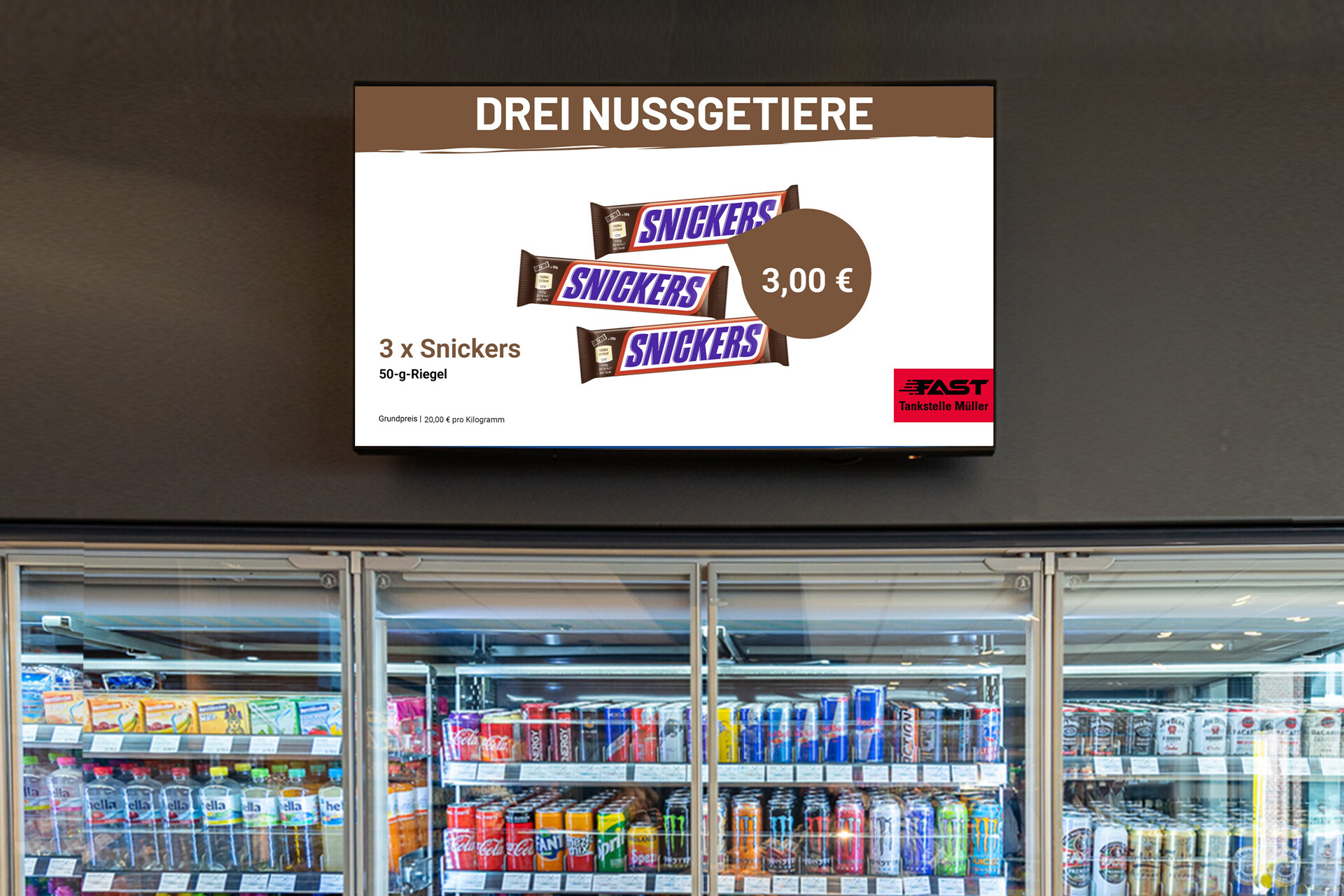 MCS CONNECTOR Drei Nussgetiere Digital Signage