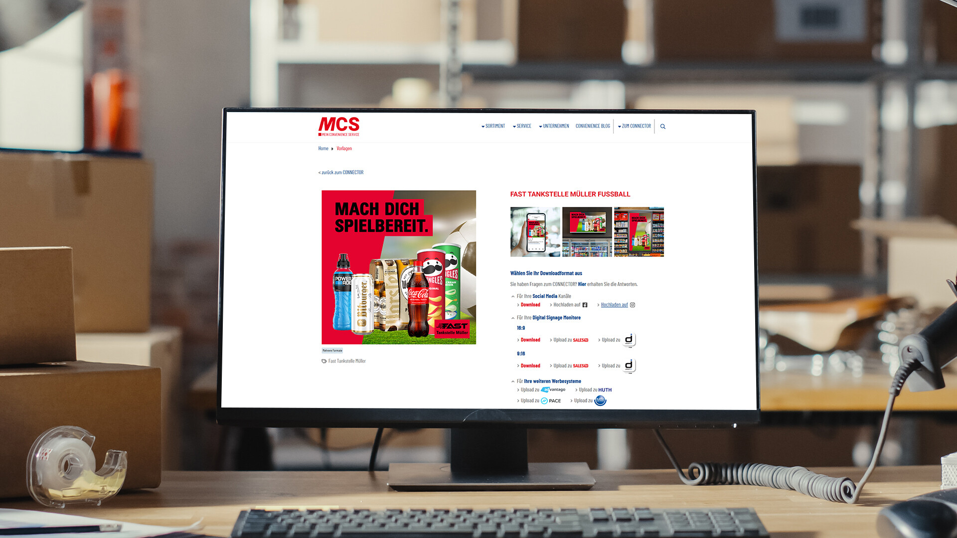 MCS CONNECTOR Benutzergruppe Kundengruppe Fast Tankstelle Müller Detailseite Schnittstellen MCS CONNECTOR Benutzergruppe Kundengruppe Fast Tankstelle Müller Detailseite Schnittstellen