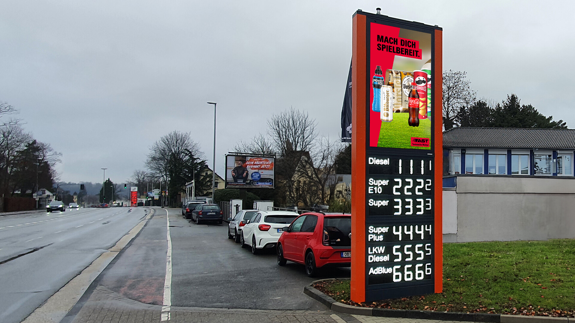 MCS CONNECTOR Benutzergruppe Kundengruppe Fast Tankstelle Müller Digital Signage Tankmast MCS CONNECTOR Benutzergruppe Kundengruppe Fast Tankstelle Müller Digital Signage Tankmast